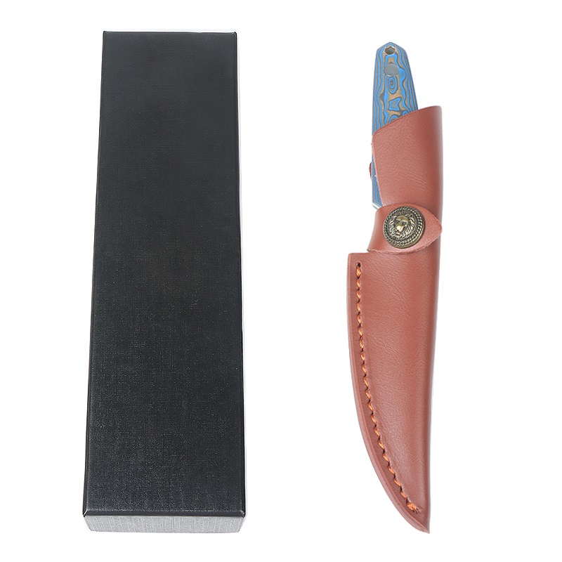 Freewolf Colorful G10 Handle Full Tang Pointed Fixed Blade Straight Knife UD408799